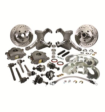 1963-70) Spindle Disc Brake Conversion Kit - Drop - 5 lug