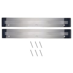 (1992-98) Rocker Panel Protector Rear - Machine Lines - Polished