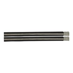 (1936-46) Door Glass Channels - Cloth Covered - Pair