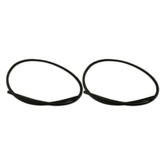 (1936-46) Door Glass Channels - Rubber Covered - Pair