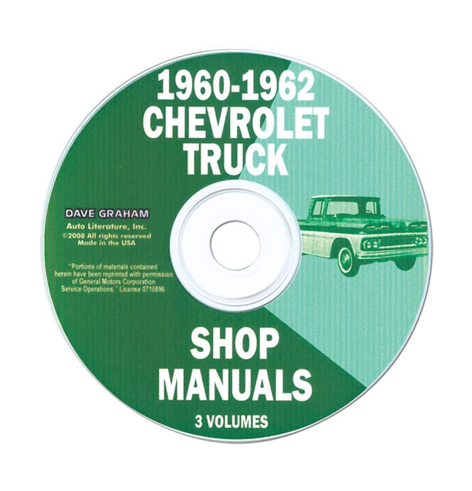 1960-62) Shop Manual CD - Chevrolet