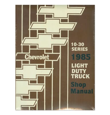 1985 Chevy Shop Manual Set El Camino Impala Caprice Monte Carlo GMC 1985 Chevy Shop Manual Set El Camino Impala Caprice Monte Carlo GMC