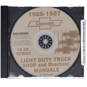 (1986-87) Shop Manual CD