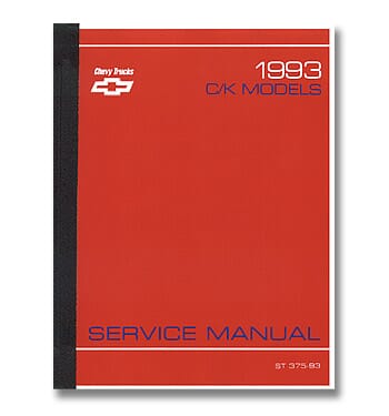 1993) Service Manual - Overhaul C/K Series