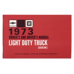 (1973) Owners Manual