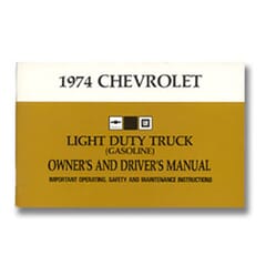(1974) Owners Manual