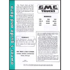 (1955 2nd Series) Owners Manual - GMC