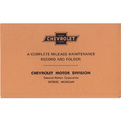(1947-62) Owners Manual Folder