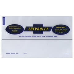 (1963-66) Owners Manual Folder