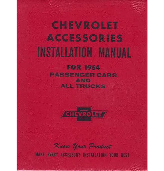 1954) Accessory Installation Manual