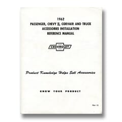 (1962) Accessory Installation Manual