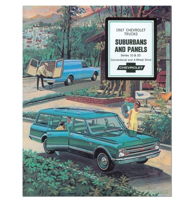1967 Chevy Truck Owner's Manual – Reproduction With Envelope (Pickup, Panel, Suburban)