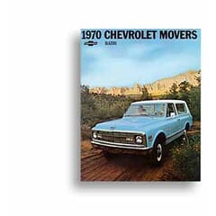 (1970) Sales Brochure - Blazer