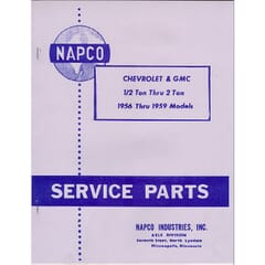 (1956-63) NAPCO - 4 x 4 Parts Manual