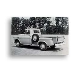 (1958) Truck Photo - Longbed Pickup with Spare
