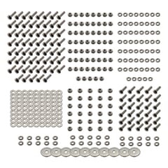 (1958-59) Bed Bolt Kit - Polished - Short Fleet