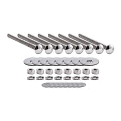 (1960-72) Bed to Frame Bolt Kit - Polished - Shortbed and Longbed Wood Floor