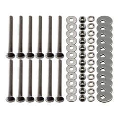 (1969-72) Bed to Frame Bolt Kit - Polished - Longhorn