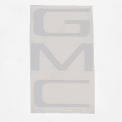 (1973-80) Tailgate Letters - White - GMC - Fleetside
