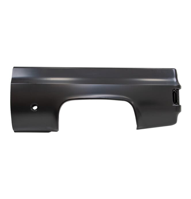 1976 2nd-80) Bed Side Panel - Short Fleet - Left - Round Hole OE Style