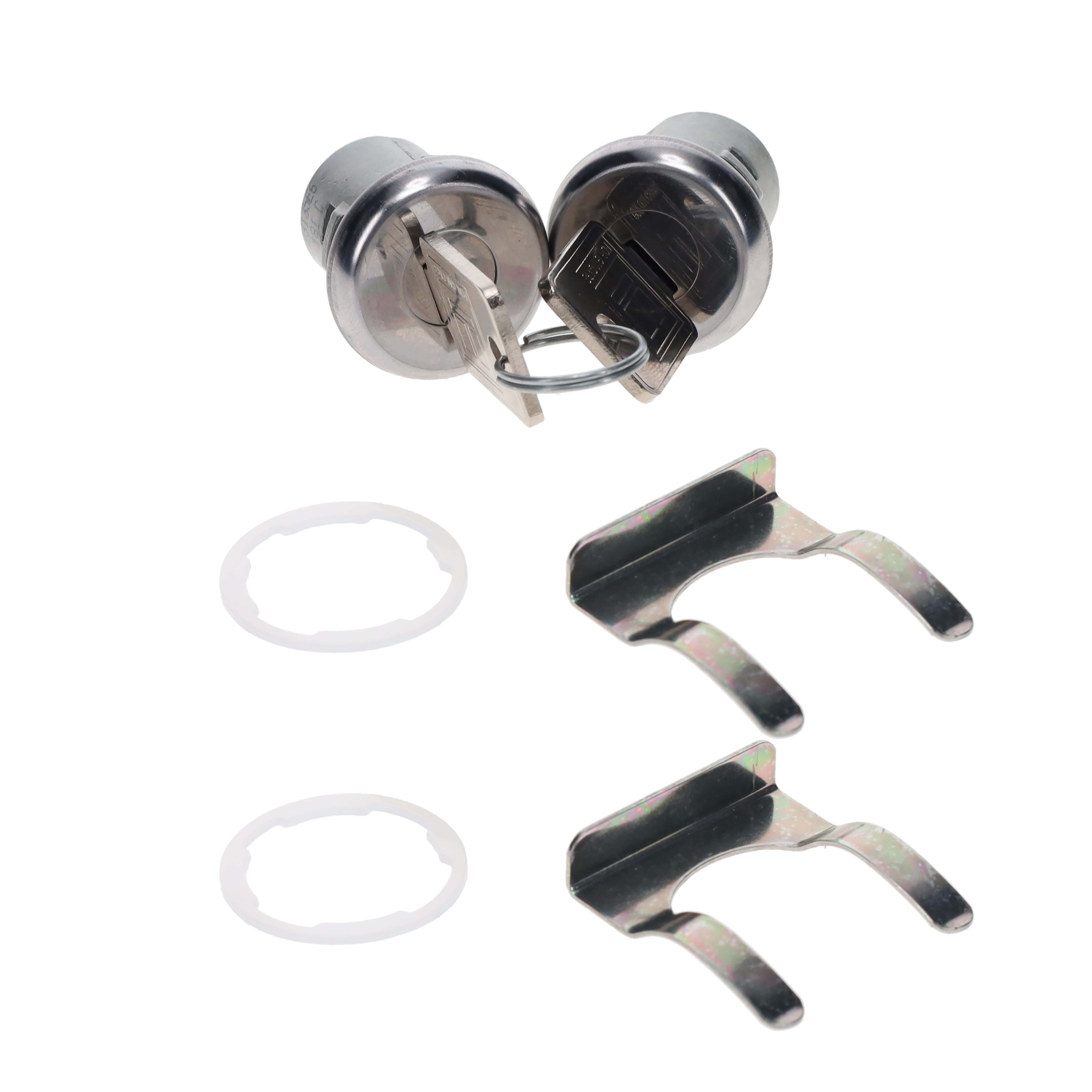 (1967-87) Outside Door Lock w/Key-Matched Set - Plain Keys