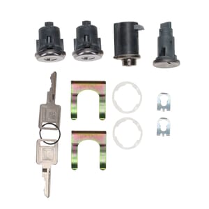 (1967-72) 2 Door, 1 Ignition, 1 Glove Box Locks-Matched Set