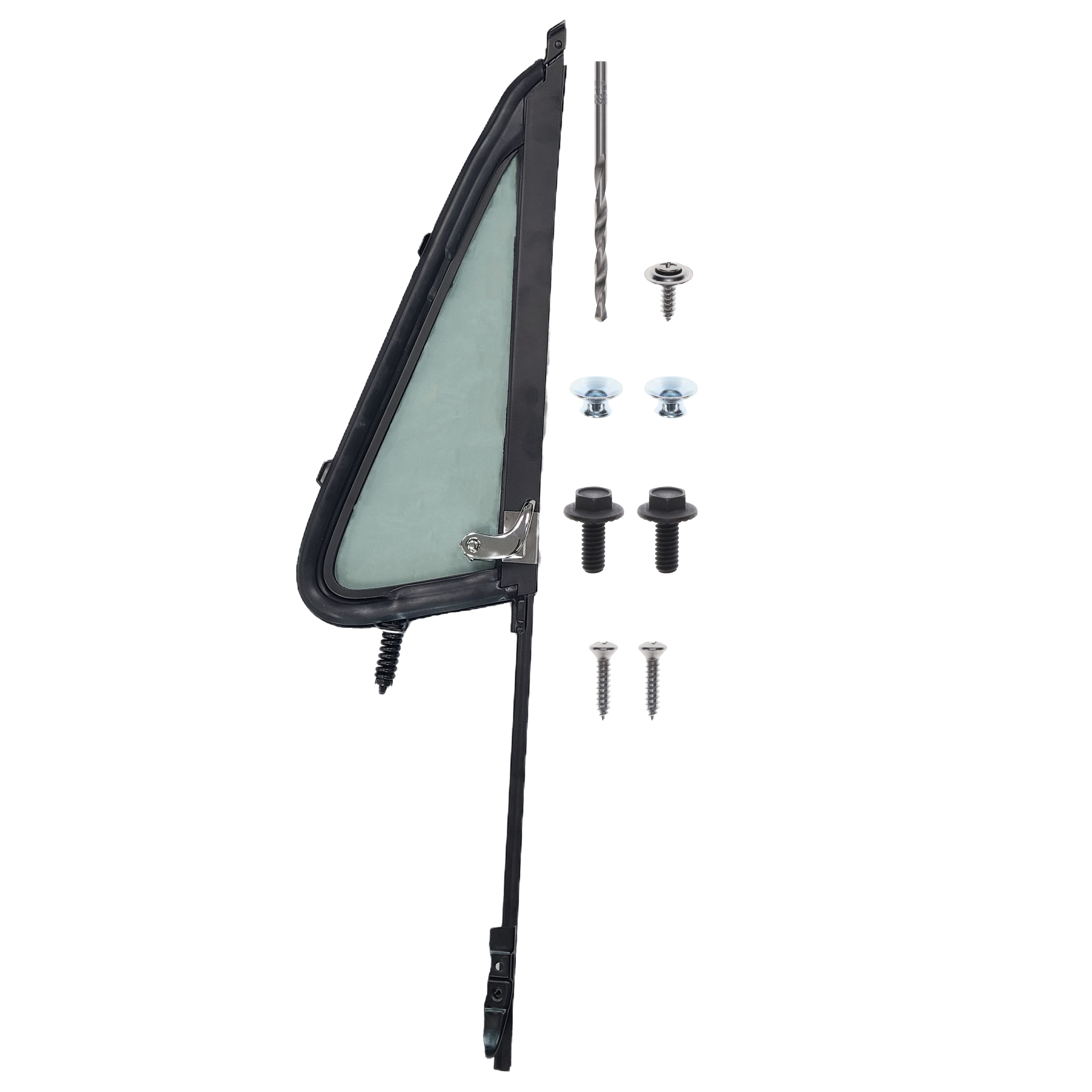 1981-91) Complete Vent Window Assembly-Right-Tinted