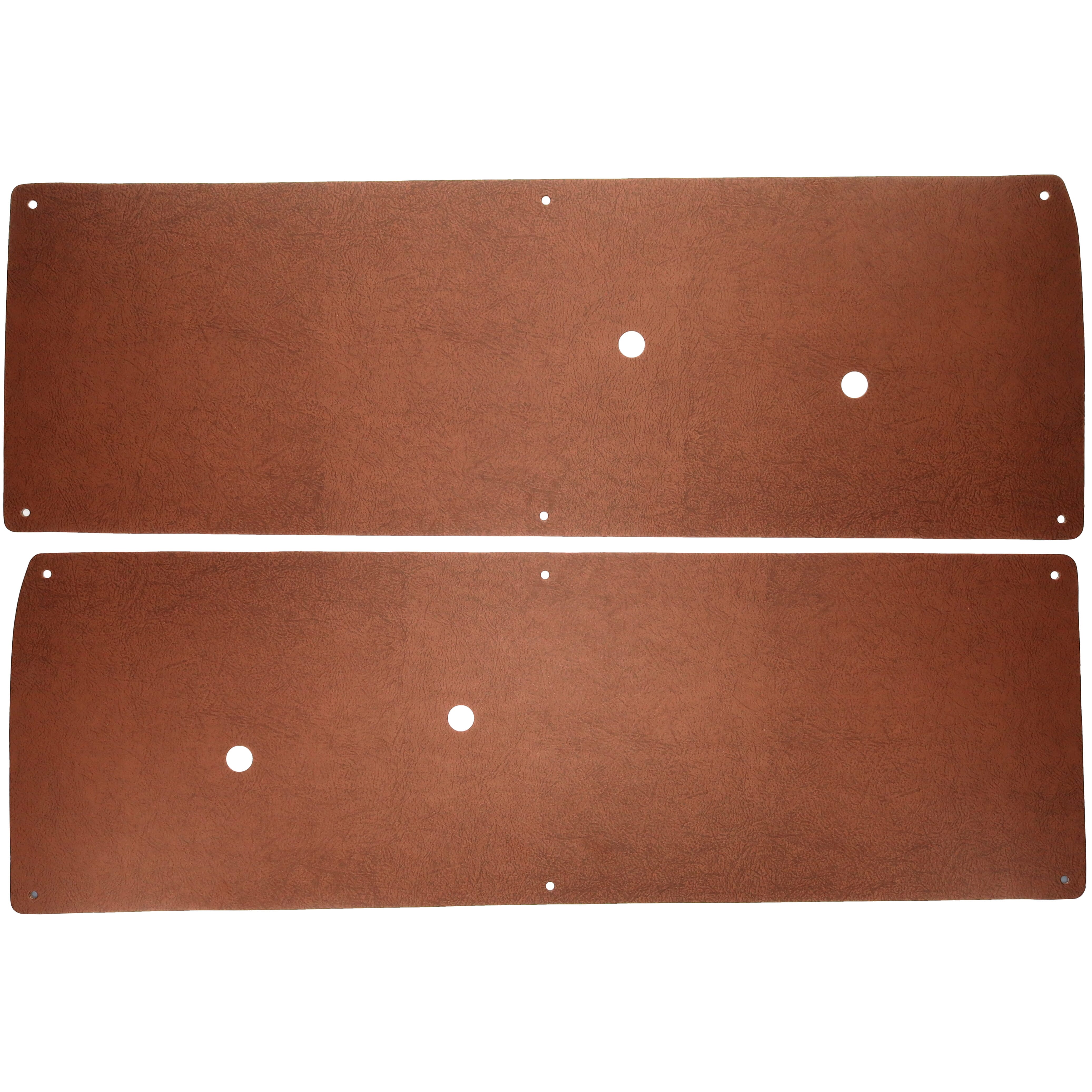 1947-54) Door Panels - Dlx - Repro Brown - pr.