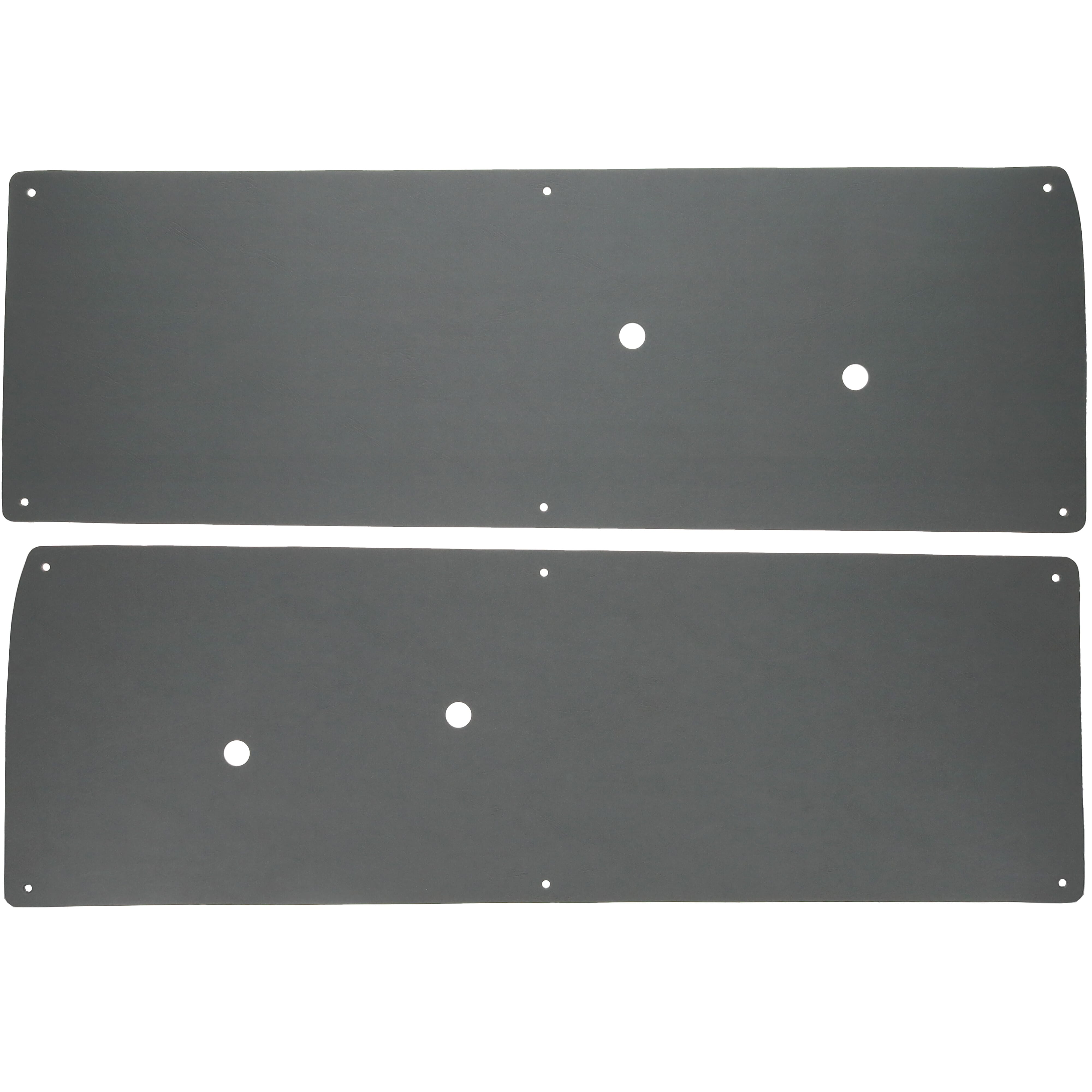 1947-54) Door Panels - Dlx - Repro Gray - pr