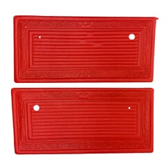 (1969)  Door Panels - Red, Pre-Assembled