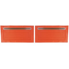 (1970-71) Door Panels - Red, Skin Only