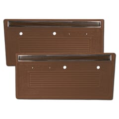 (1970-71)  Door Panels - Dark Saddle, Pre-Assembled