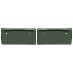 (1970-71)  Door Panels - Aqua, Pre-Assembled