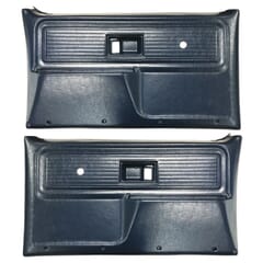 (1977-80)  Door Panels - Repo - Front w/o Power Windows - Blue