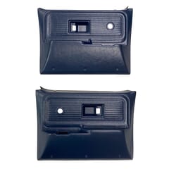 (1977-80)  Door Panels - Repo - Rear with Power Locks - Blue