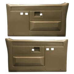 (1981-87)  Door Panels - Rpmnt - Front w/Power Windows/Locks - Saddle