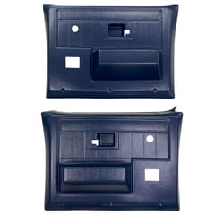 (1981-87)  Door Panels - Rpmnt - Rear w/o Power Windows - Blue