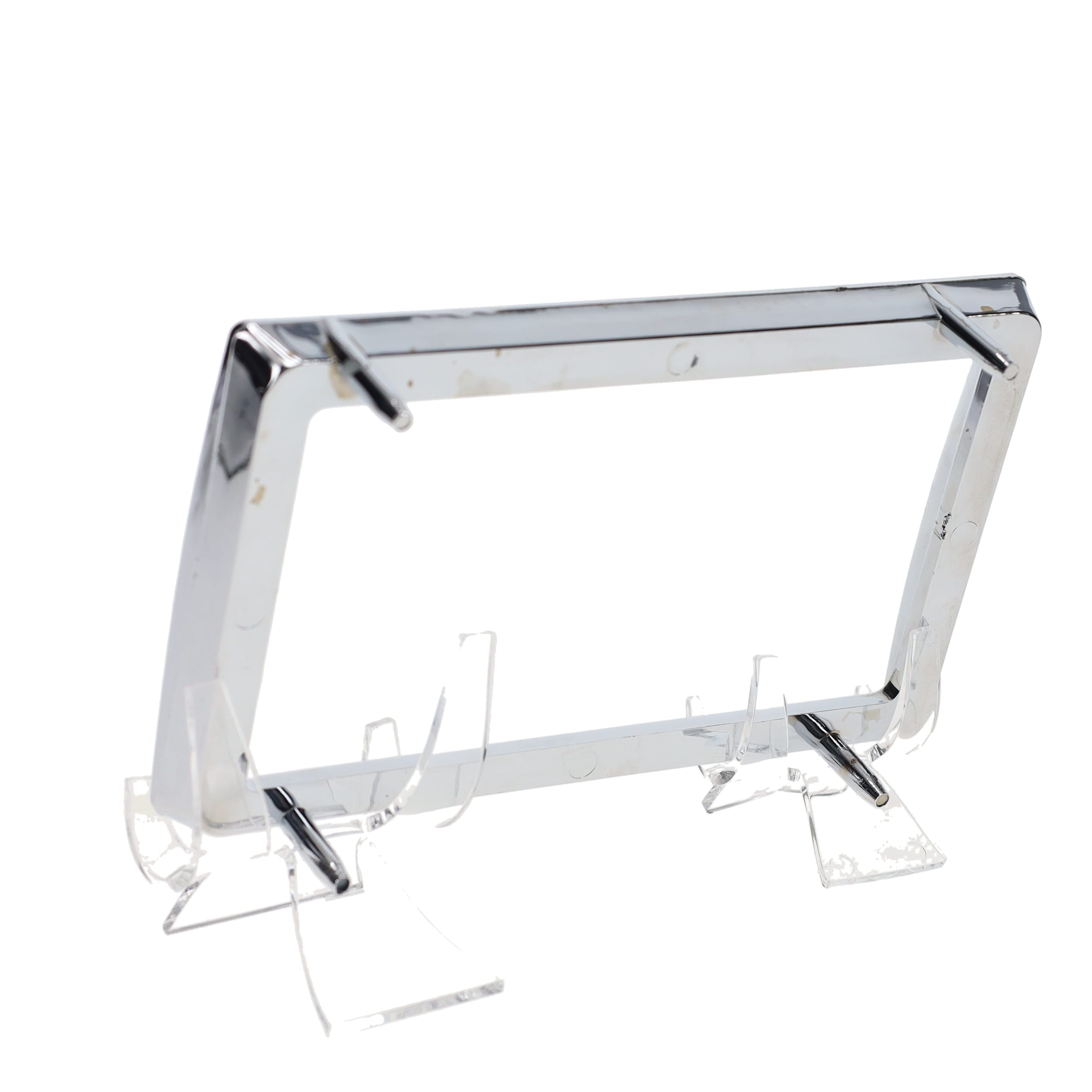 Pair Of Interior Door Handle Bezels For 1981-1987 Chevy GMC Truck - Chrome Plastic