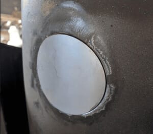 (1949-54) Gas Tank Filler Delete Panel