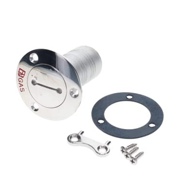 Universal Auto Fuel Filler Neck Pop Up Gas Cap Flush Mount with 6 Holes