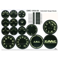 (1954-59) Gauge Decal Kit - GMC