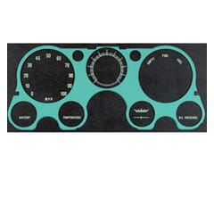 (1967-72) Instrument Cluster Face-w/o Tach