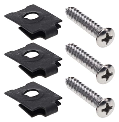 10 Chrome Dash Instrument Bezel Screws – Fits 1973-87 GM GMC Truck Blazer Suburban & More