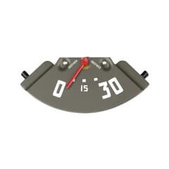 (1947-48) Oil Gauge - w/ Red Needle - 0-30 lbs