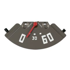 (1947-48) Oil Gauge - w/ Red Needle - 0-60 lbs