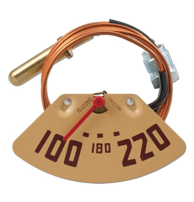47-'49 Fuel Gauge – Red Needle 12V – Classic Heartbeat Pickup Parts