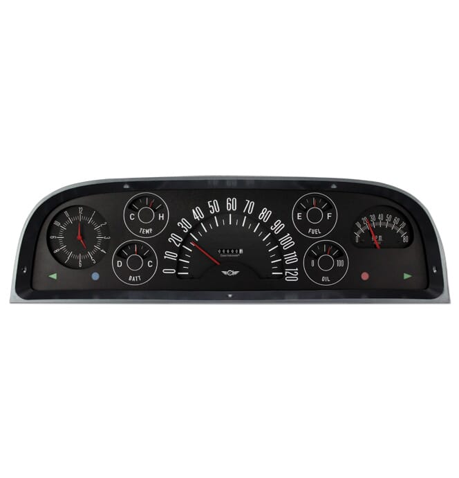 (1960-63) Chevy Truck Classic Instruments Gauge Package - Black