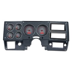 (1973-87) VHX Speedo and Gauge Kit - Carbon Fiber w/Red Display