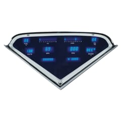 (1955-59) Digital Dash - Blue - w/8000 RPM Tach