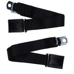 (1969-72) Original Style GM Seat Belts - Blazer Rear - Black - Reproduction
